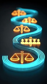 Ethics through data, worldwide AI ethics decoded through digital symbolism, binary ethics transforms into worldwide AI ethics visuals, ethical code structures define worldwide AI ethics clarity