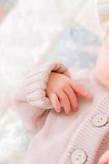 hand of a newborn baby