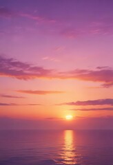 Fototapeta premium Blurred watercolor sunset sky, rich orange and purple tones merging , art, blend