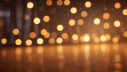 Soft orange bokeh, blurred lights, happy atmosphere,  celebration,  texture,  amber