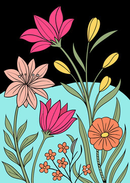 Fondo bot&aacute;nico floreado