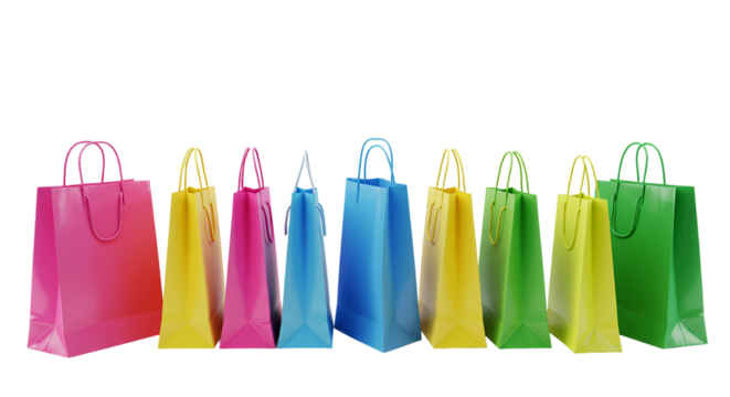 Colorful Shopping Bags: Wholesale & Retail Options