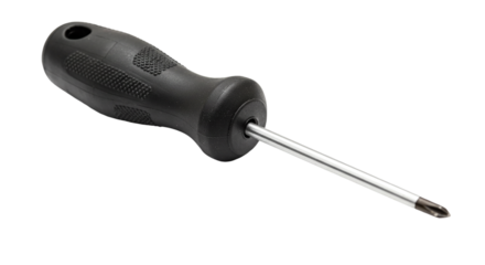Precision Screwdriver:  Small, Black, Durable Hand Tool