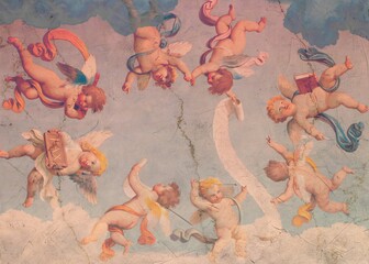 Cherubs fresco
