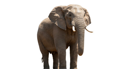 Fototapeta premium Majestic African Elephant: Stunning Wildlife Photo