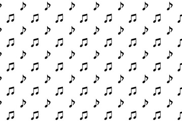 black and white background with music