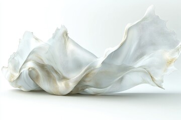 Naklejka premium Elegant, flowing fabric, captured in motion.