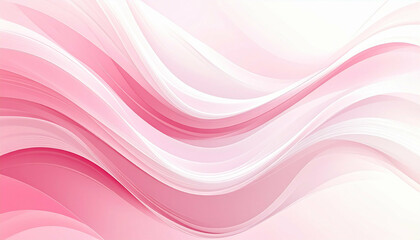 Abstract background with soft pink & white wavy lines creating a flowing, dreamy, and gentle aesthetic