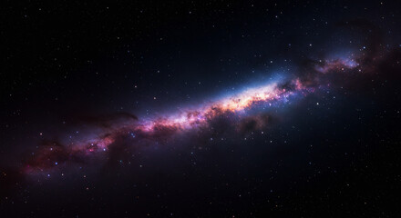 Obraz premium The Milky Way's Embrace