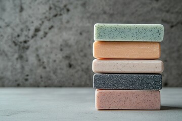 Stacked Bar Soaps in a Variety of Colors