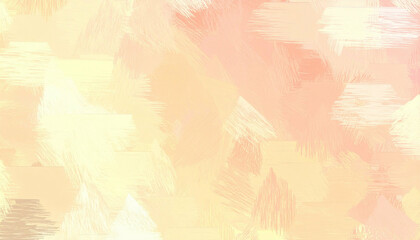 Fototapeta premium Soft pastel textures blend. Light brushstrokes create depth in yellow, orange, & pink