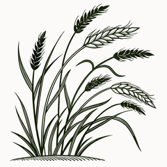 Creative Grass Vector Illustration | Beautiful Green Grass Design for Nature, Landscape, Gardening, and Eco-Friendly Projects