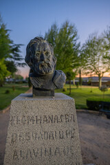 Obraz premium Monumento a Hernán Cortés en Medellín, Cáceres.