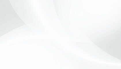 Obraz premium Soft white backdrop featuring subtle, curving gradients, creating a peaceful, smooth abstract