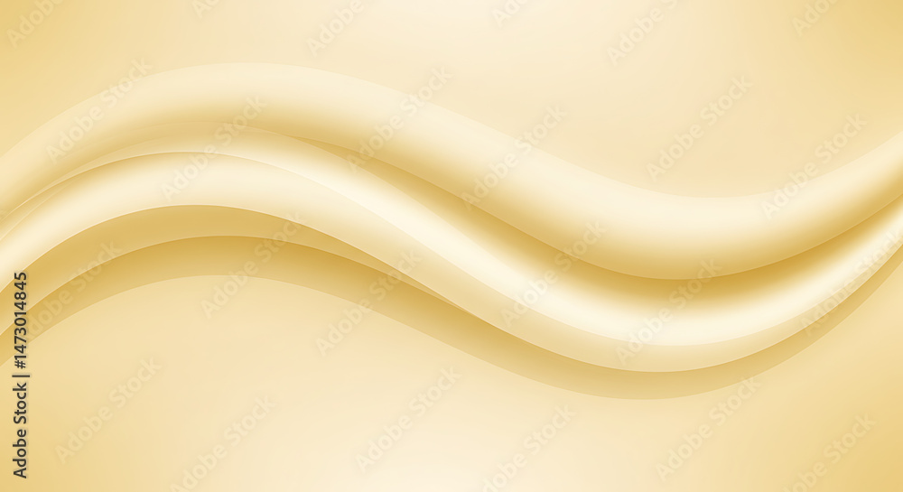 Poster gentle golden curves flowing with understated elegance, creating a soft and inviting visual texture,