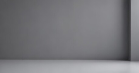 Subtle gray background with diffused lighting; perfect for showcasing products,  e-commerce photography,  light grey background