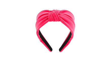 Vibrant pink headband displayed against a clean background, ideal for fashion accessories and styling
