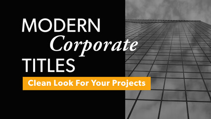 Modern Overlay Titles With Media Box