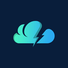 Creative Cloud Computing Data Business Icon
