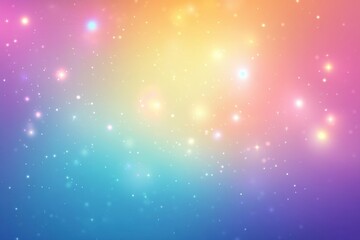 Fototapeta premium Blurred abstract colored lights create a soft glow in pastel beauty tones, perfect for minimalistic text overlays with a dreamy atmospheric effect