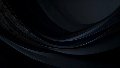 Dark abstract Smooth, flowing curves intertwine, creating depth with subtle shading