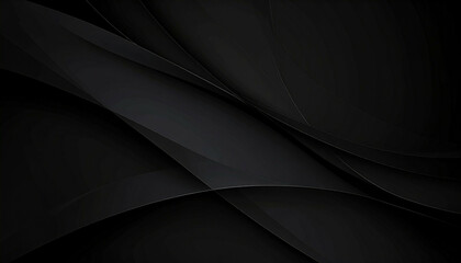 Dark abstract background of curved shapes with subtle gradients creates depth and dimension