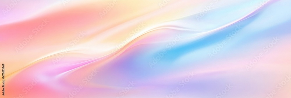 Poster dreamy abstract blurred lights creating a soft glow with pastel beauty tones for minimalistic text o