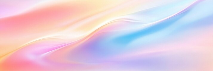 Obraz premium Dreamy abstract blurred lights creating a soft glow with pastel beauty tones for minimalistic text overlays in a tranquil atmosphere