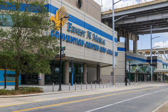 Ernest N. Morial Convention Center in New Orleans Louisiana USA