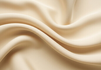 Obraz premium Close-up of cream-colored fabric.