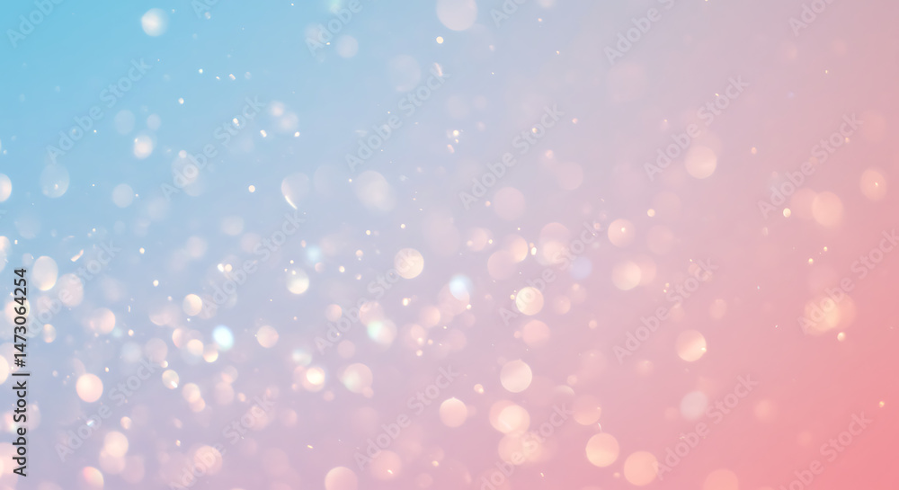 Poster dreamy pastel background with blurred lights creates a magical, ethereal atmosphere. perfect for add