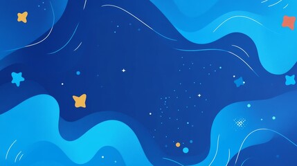 Abstract Blue Wave Background Design blue background