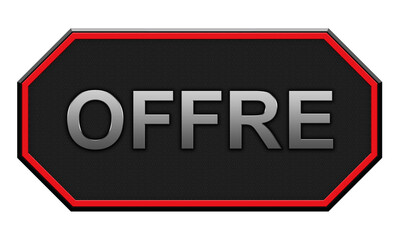 French - Offer Sticker Design – Discount Promotion