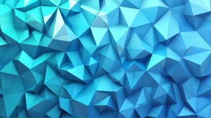 Fototapeta premium Stunning Blue Polygonal Abstract Background blue background