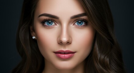 Fototapeta premium Woman's flawless face