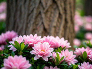 pink flowers in a garden. flower, pink, nature, flowers, garden, plant, spring, purple, daisy, summer, flora, beauty, blossom, petals, petal, bloom, macro, gerbera, closeup, floral, color, yellow, dah