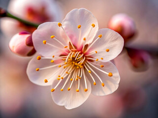 close up of cherry blossom. flower, spring, nature, white, plant, blossom, flora, macro, bloom, garden, summer, flowers, anemone, beauty, petal, close-up, yellow, petals, narcissus, beautiful, wood an