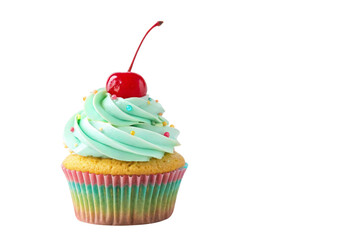 cupcake isolated on white
