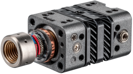 High-Tech Mechanical marvel: A close-up shot of a cutting-edge mechanical component reveals intricate internal mechanisms, showcasing technological precision and innovative engineering.