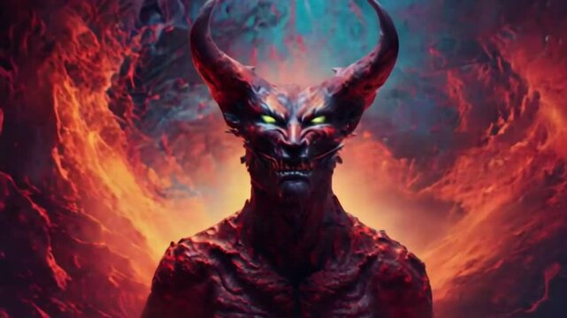 Devil demon angry horor  ,ai generative