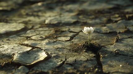Resilient bloom in cracked earth (1)