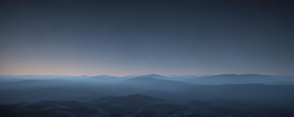 Fototapeta premium Subtle blue gradient, calming transition from dark to light, navy blue, sky, visual