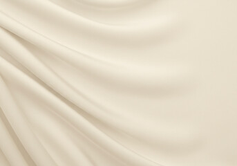 Obraz premium White silk fabric beautifully draped.