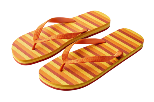 flip flops isolated on white background