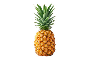 Fototapeta premium pineapple on white background