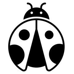 Lady Bug Solid Icon