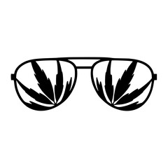 vector illustration of GLASSES