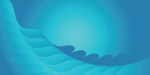 青　幾何学　立体　模様　背景