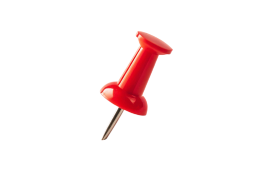 push pin isolated on white