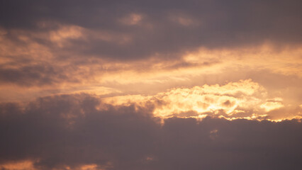 Cloudscape has been developing in gorgeous form. This image has been taken at sunrise.